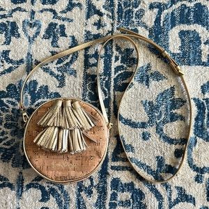 Lilly Pulitzer Cork Round Crossbody purse